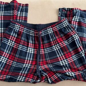 Old Navy Red and Blue Plaid Men's Pants